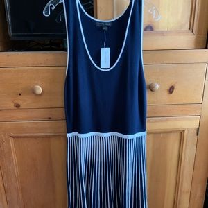 Blue stripe dress